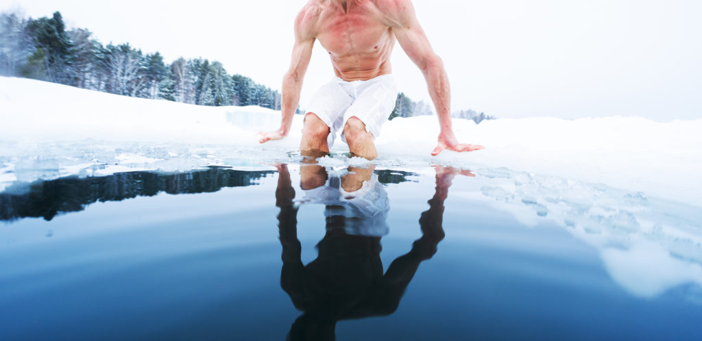 conducive environment for workout , fitness goals using wim hof method
